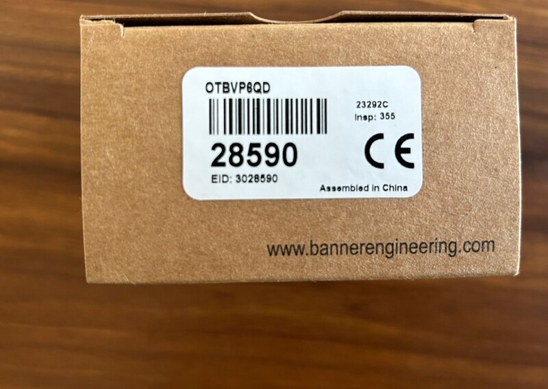 1PCS Brand New BANNER OTBVP6 Photoelectric Sensor 28589