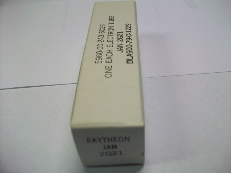 RAYTHEON  JAN 2G21 TUBES