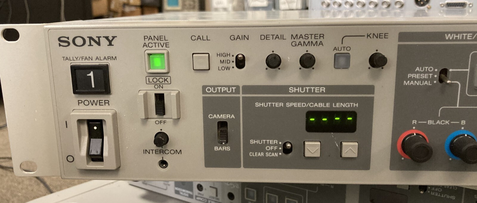 Sony CCU-D50 SDI Video Camera Control Unit