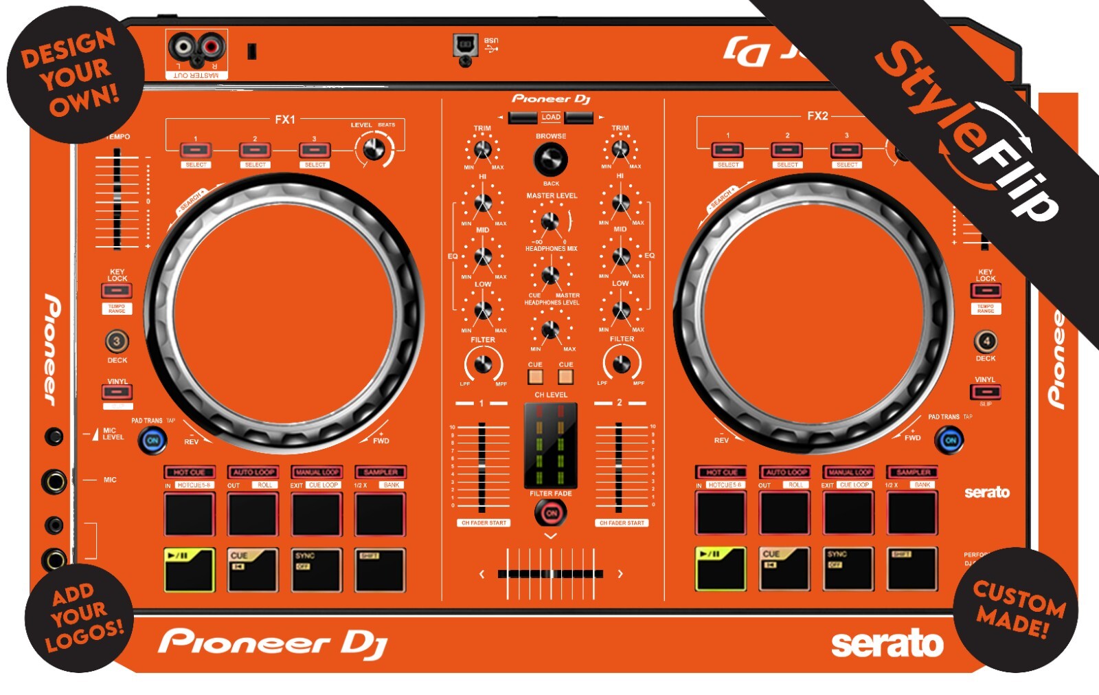 Pioneer DDJ-SB2 Skin | Custom Design | Protective Decal | StyleFlip Skins