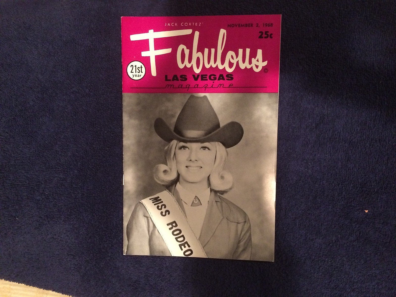 Fabulous Las Vegas Magazine Judy Ann Coyle Eddie Fisher Phil Harris 11/2/1968