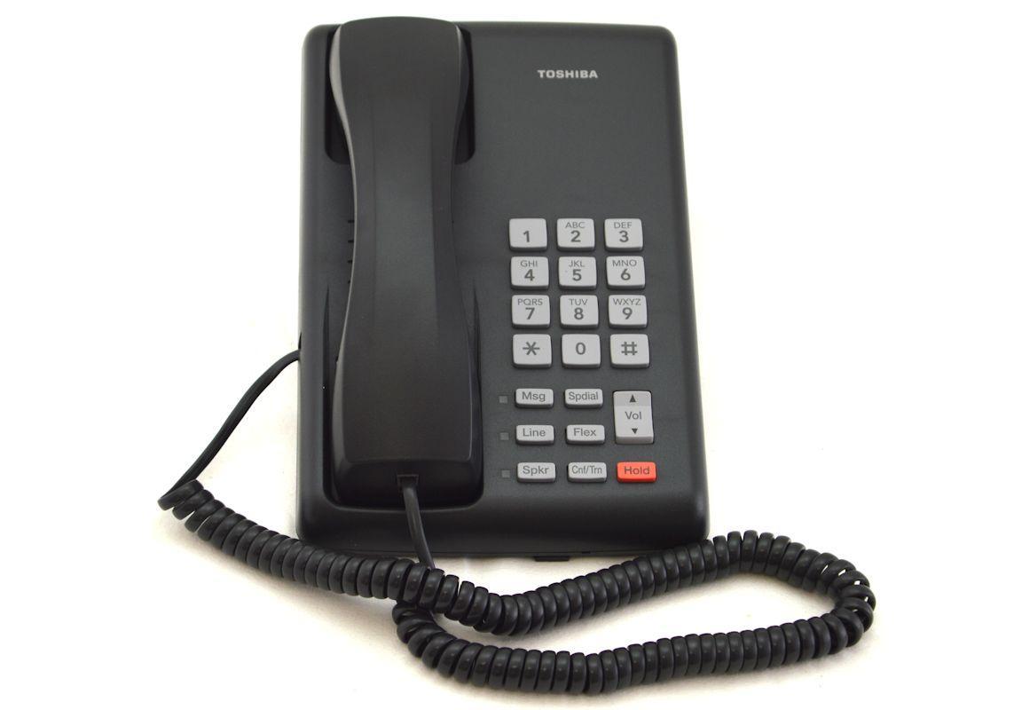 Toshiba DKT-3201 Single-Line Phone (Charcoal/Refurbished)