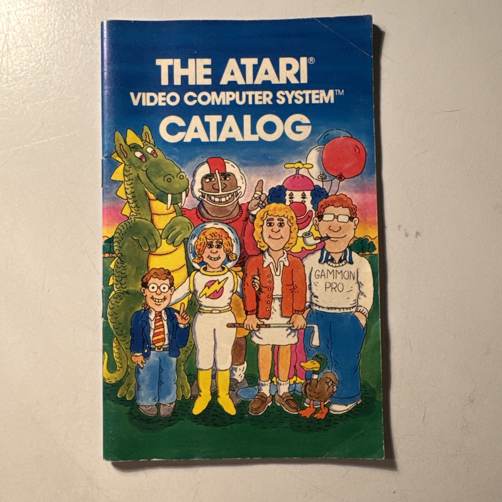 CRISP Atari Video Computer System Catalog 1980 6.5" x 4" Ad Pamphlet Vintage