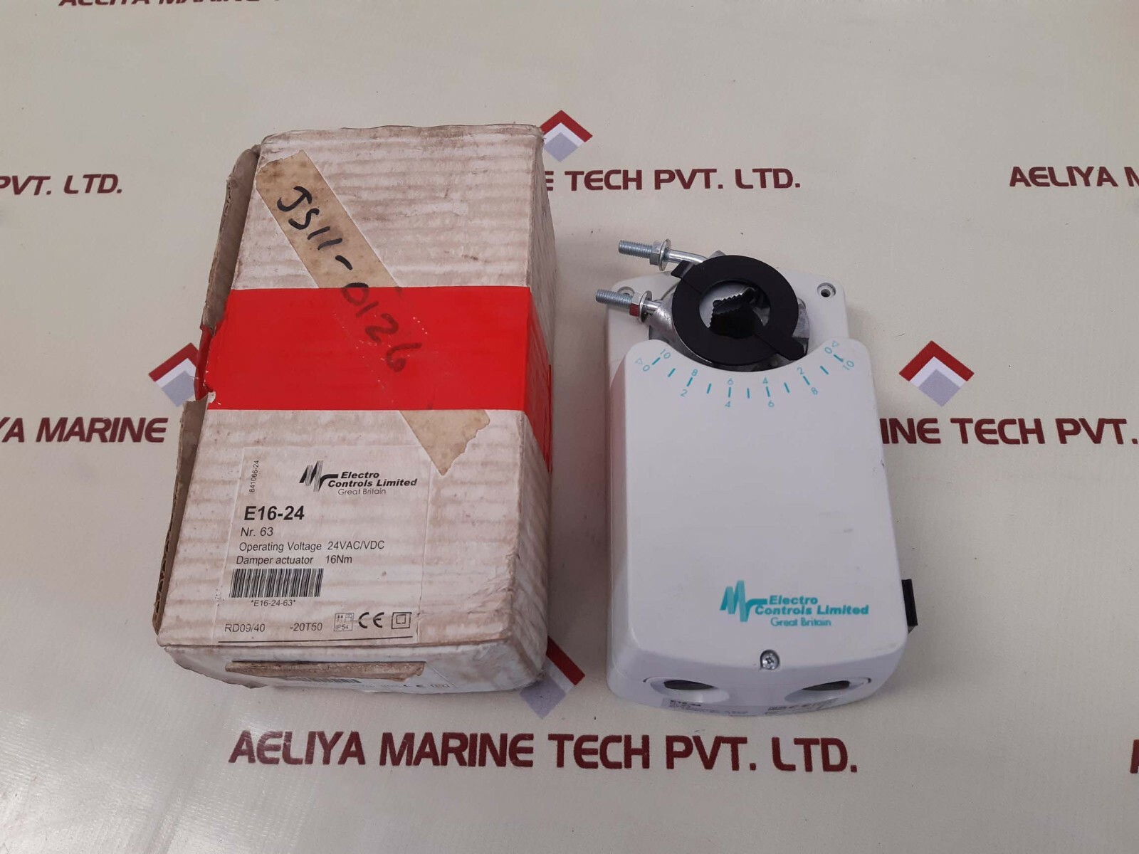 Electro Controls E16-24 Damper Valve Motor 24VAC/VDC 6.5VA