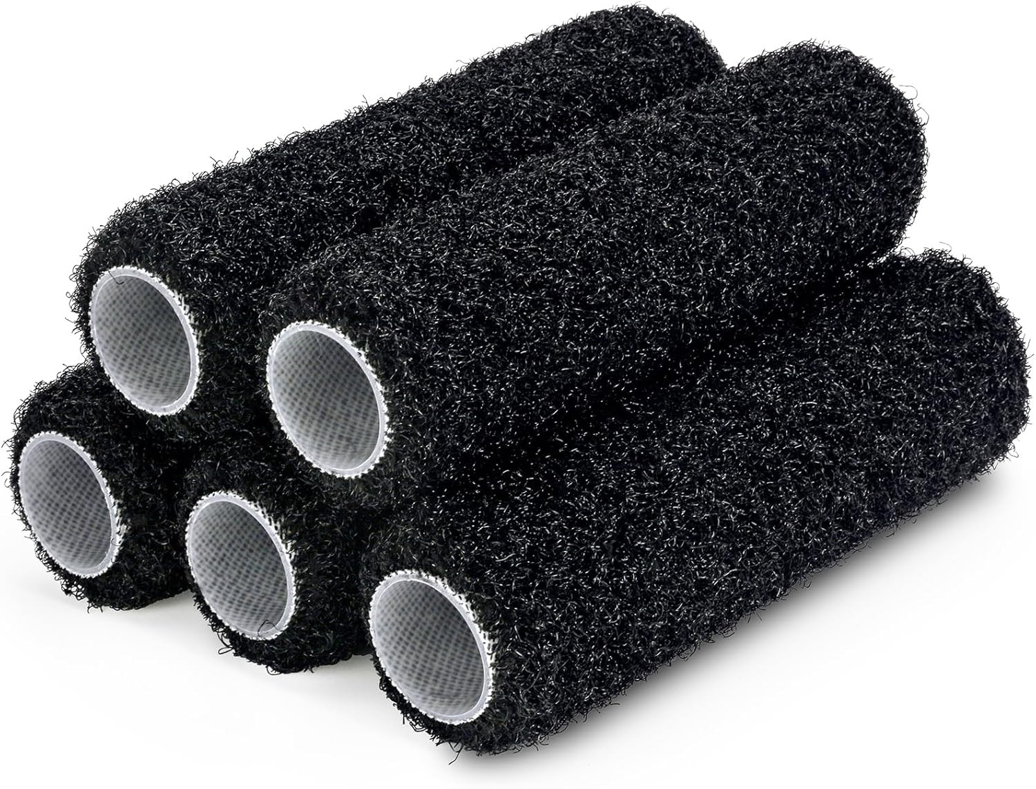 5Pcs 9" Drywall Compound Roller Covers, Shed-Resistant Drywall Mud Roller, Putty