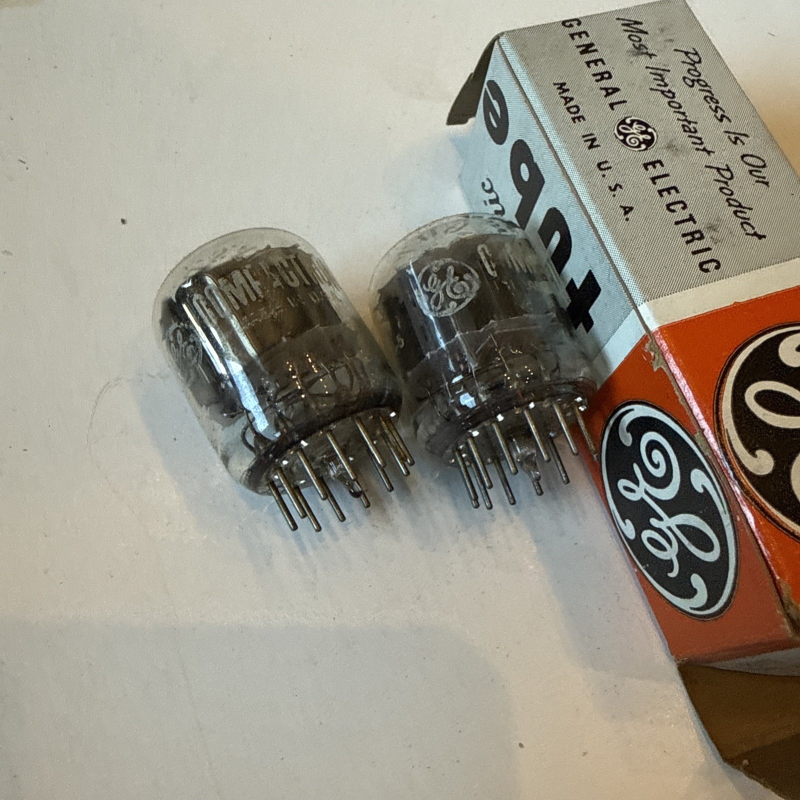 Lot Of 2: GE 6AG11 Electronic Tube NOS Tu3