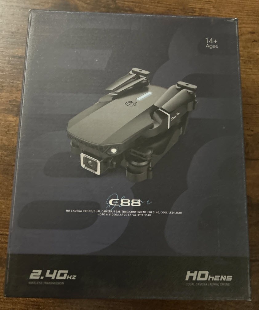 E88 Foldable HD Camera Drone Dual Camera 2.4GHz WiFi FPV Quadcopter RC Drone