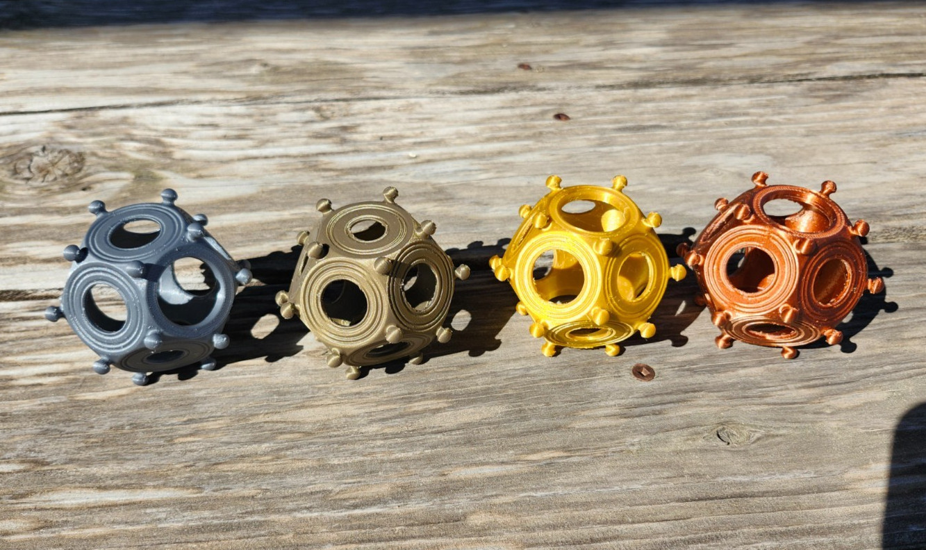 3D Printed Roman Dodecahedron - Small