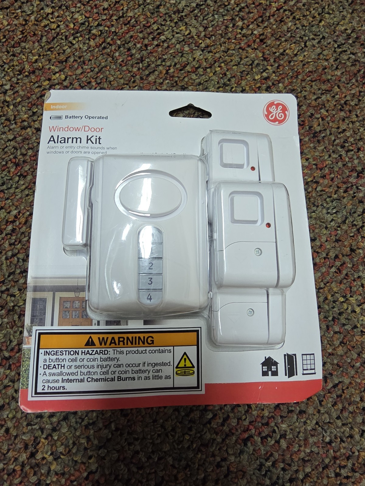 GE window and door alarm Sensor Kit NEW in Sealed Pack
