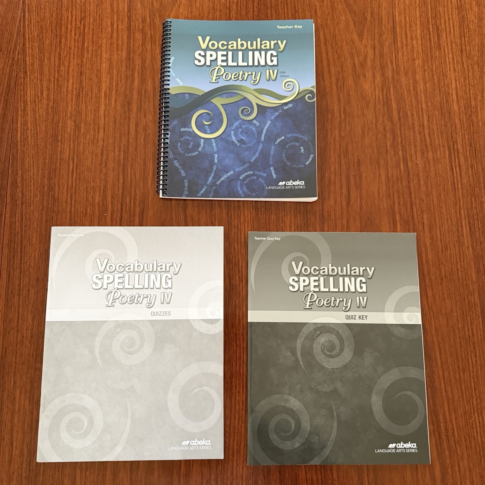 Abeka Vocabulary Spelling Poetry IV Quizzes Quiz & Teacher Key Grade 10 Fifth Ed