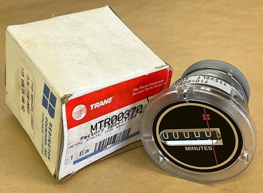 TRANE MTR00370 METER MINUTE REDINGTON P/N 710-0063 115V 60HZ 710 SERIES 13NG7