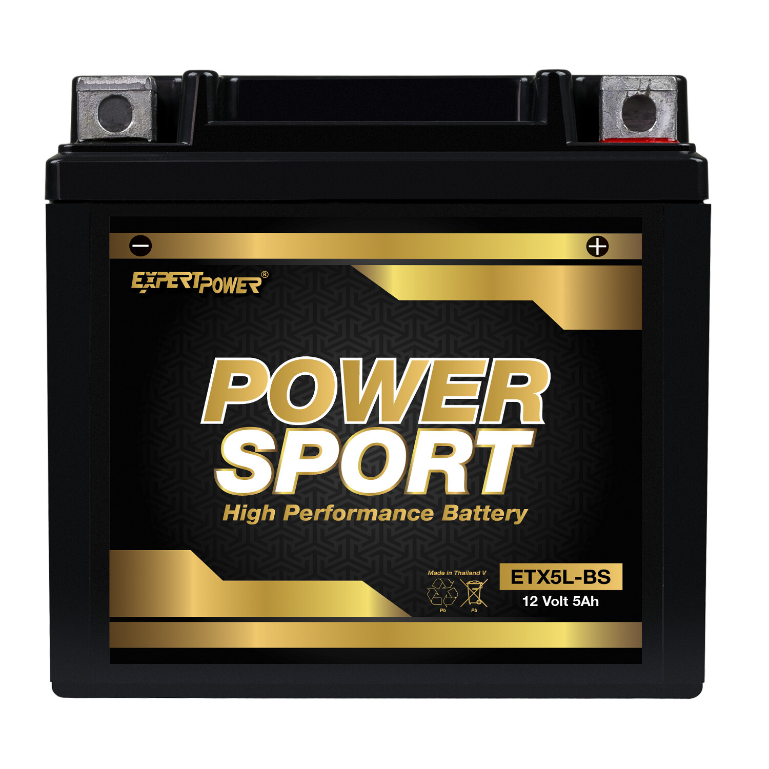 ExpertPower YTX5L-BS Replacement for 2004-09 Honda Ruckus Elite Metropolitan