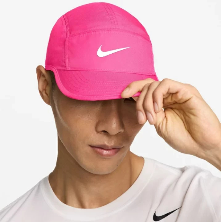 Nike Fly Dri-FIT Unstructured Swoosh Running Cap Hat L/XL Hyper Pink FB5624-645