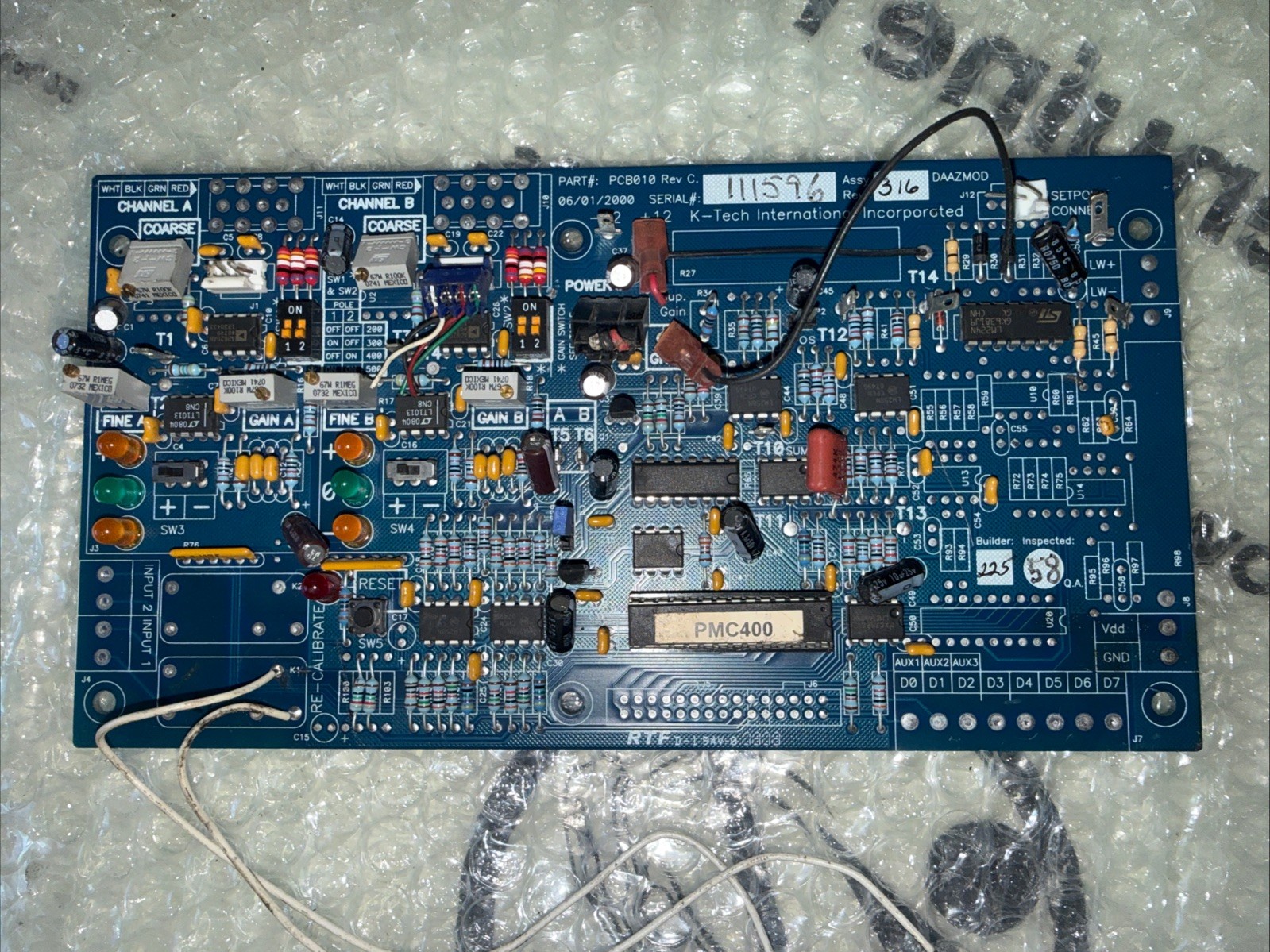 K-Tech International PCB PCB010 Rev C.