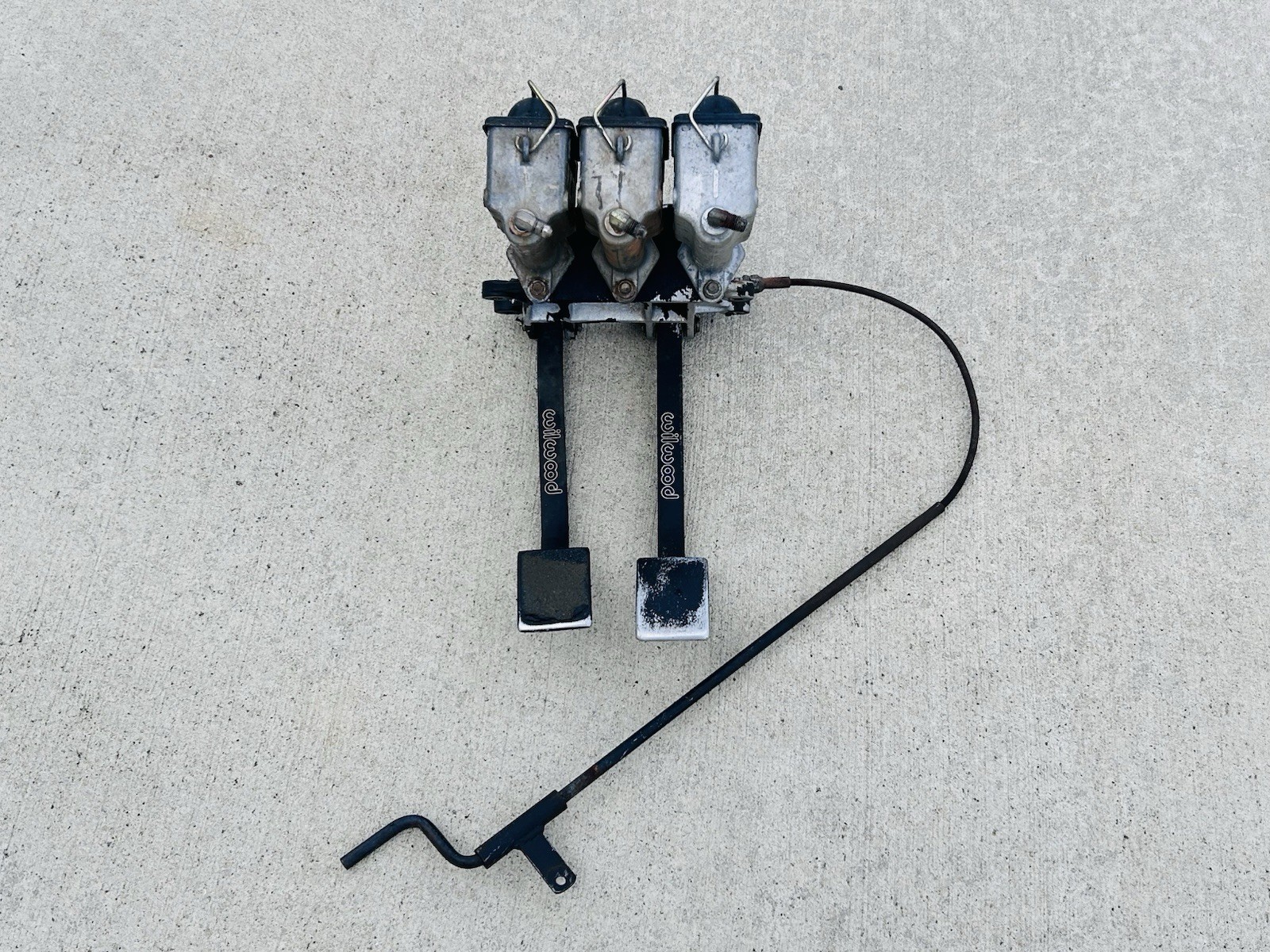 Wilwood Reverse Mount Pedal Assembly Dirt Late Model IMCA Race Car Free Ship