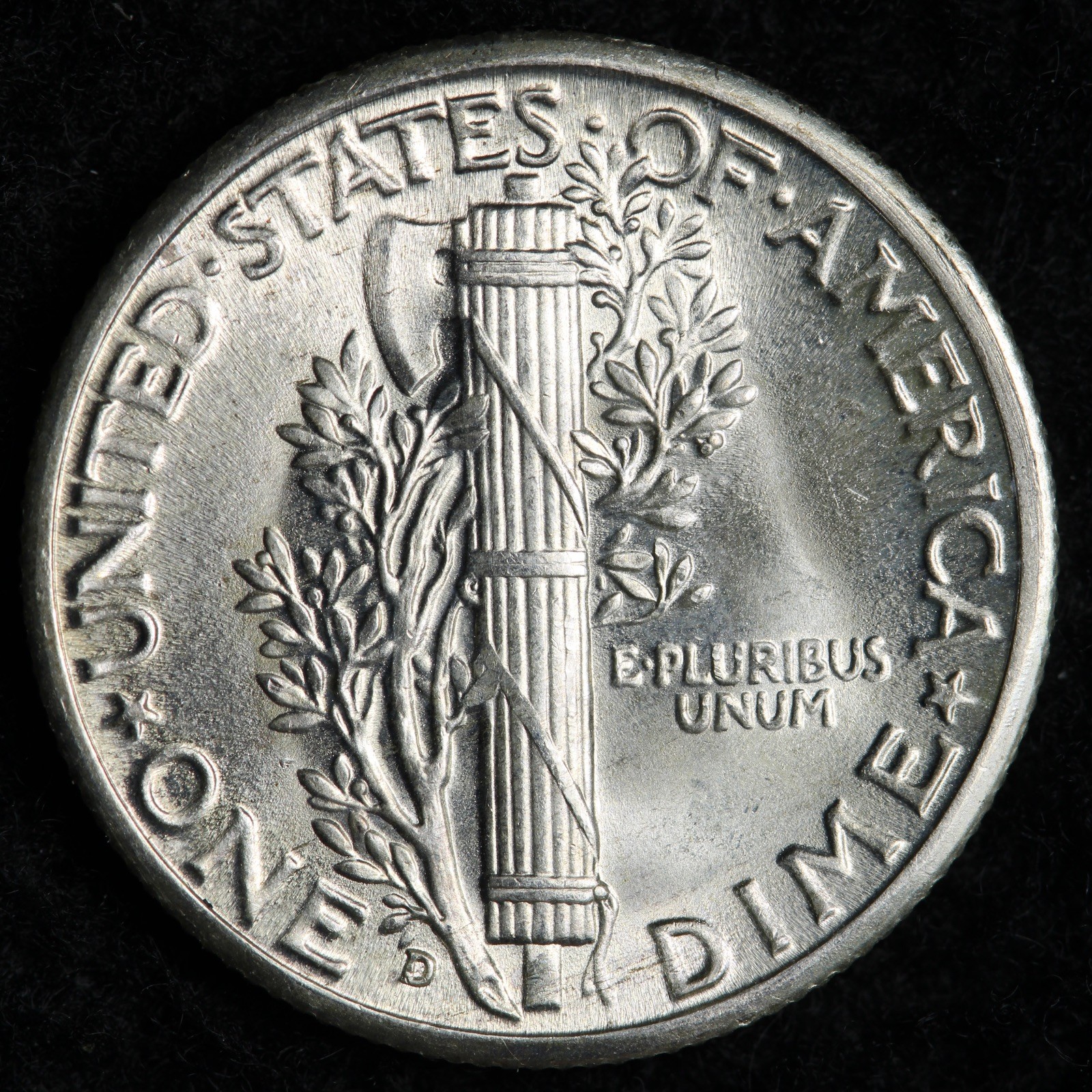 1945-D Mercury Silver Dime BU *UNCIRCULATED* MS E295 JIVB