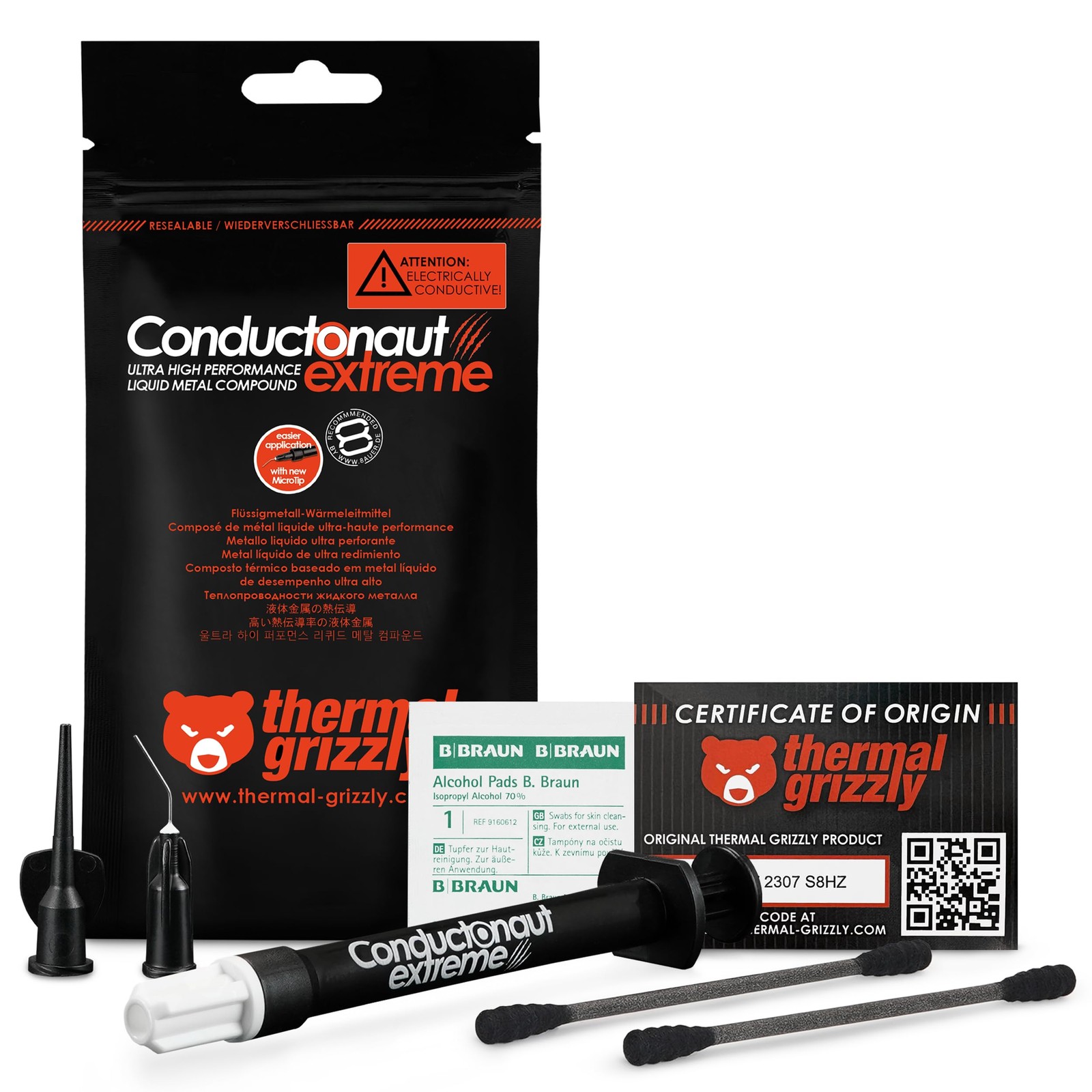 Conductonaut Extreme - 1 Gram - Ultra High Performance Liquid Metal Compound ...