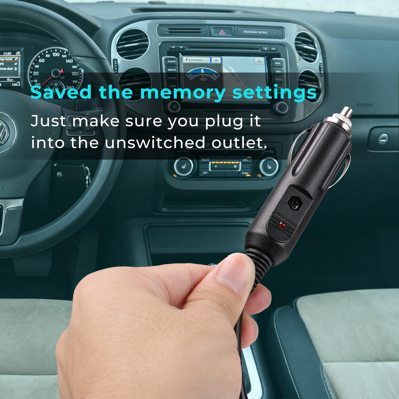 Memory Saver for Car Battery On-Board Computers, OBD11 | C'ode 12 Volt...