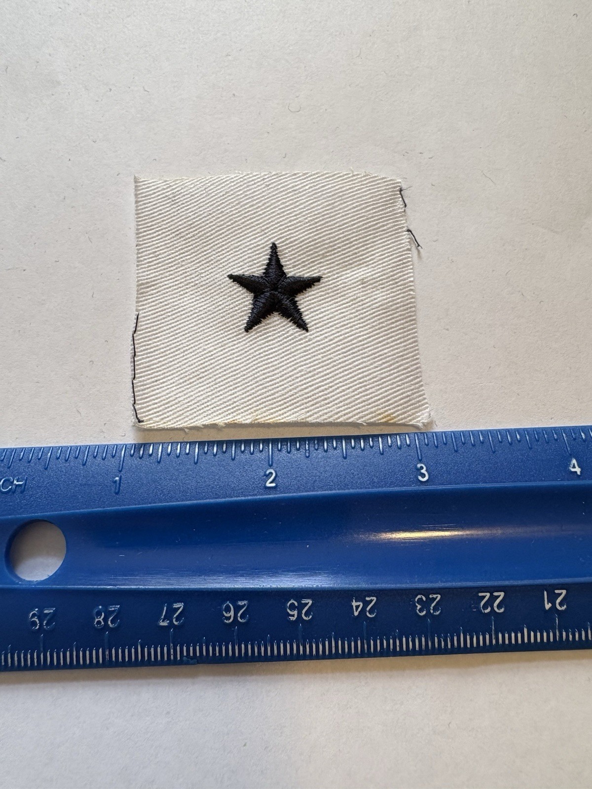 US Navy USN Line Officer White Cotton Sleeve Rating Insignia Patch INV12796
