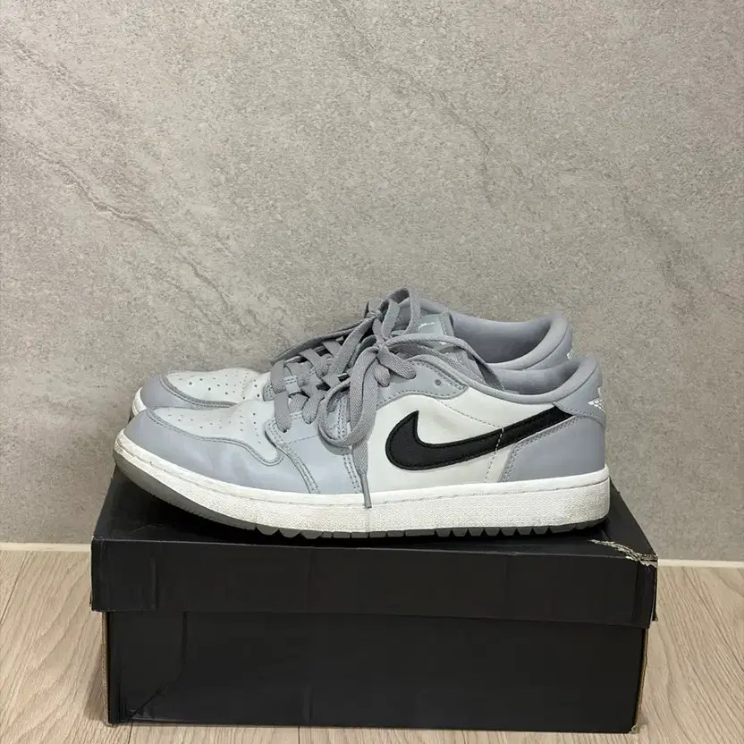 Nike Jordan 1 Low Golf Wolf Grey 270 Lightly Used Official