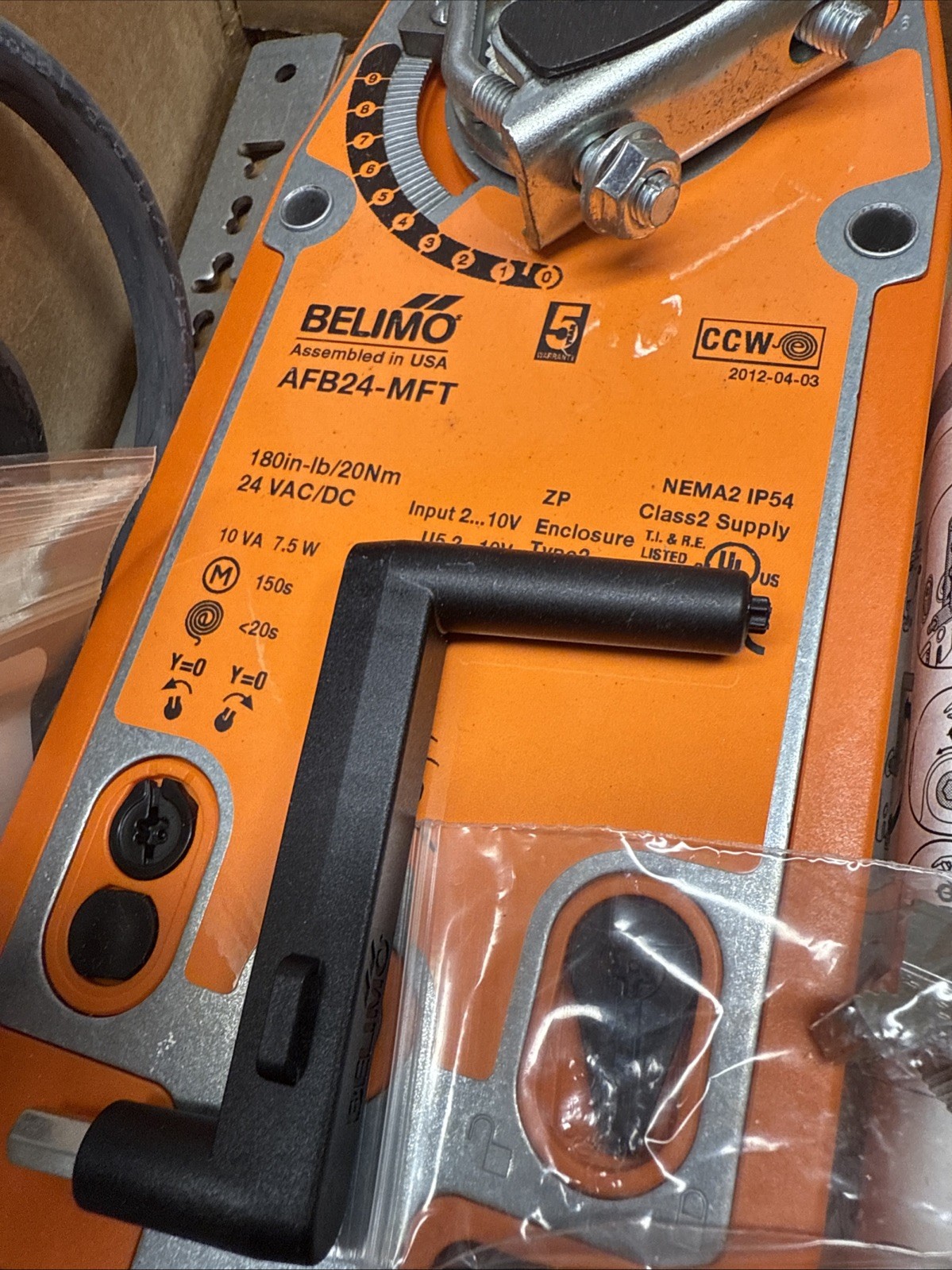 Belimo AFB24-MFT 24v Damper Actuator - NOS