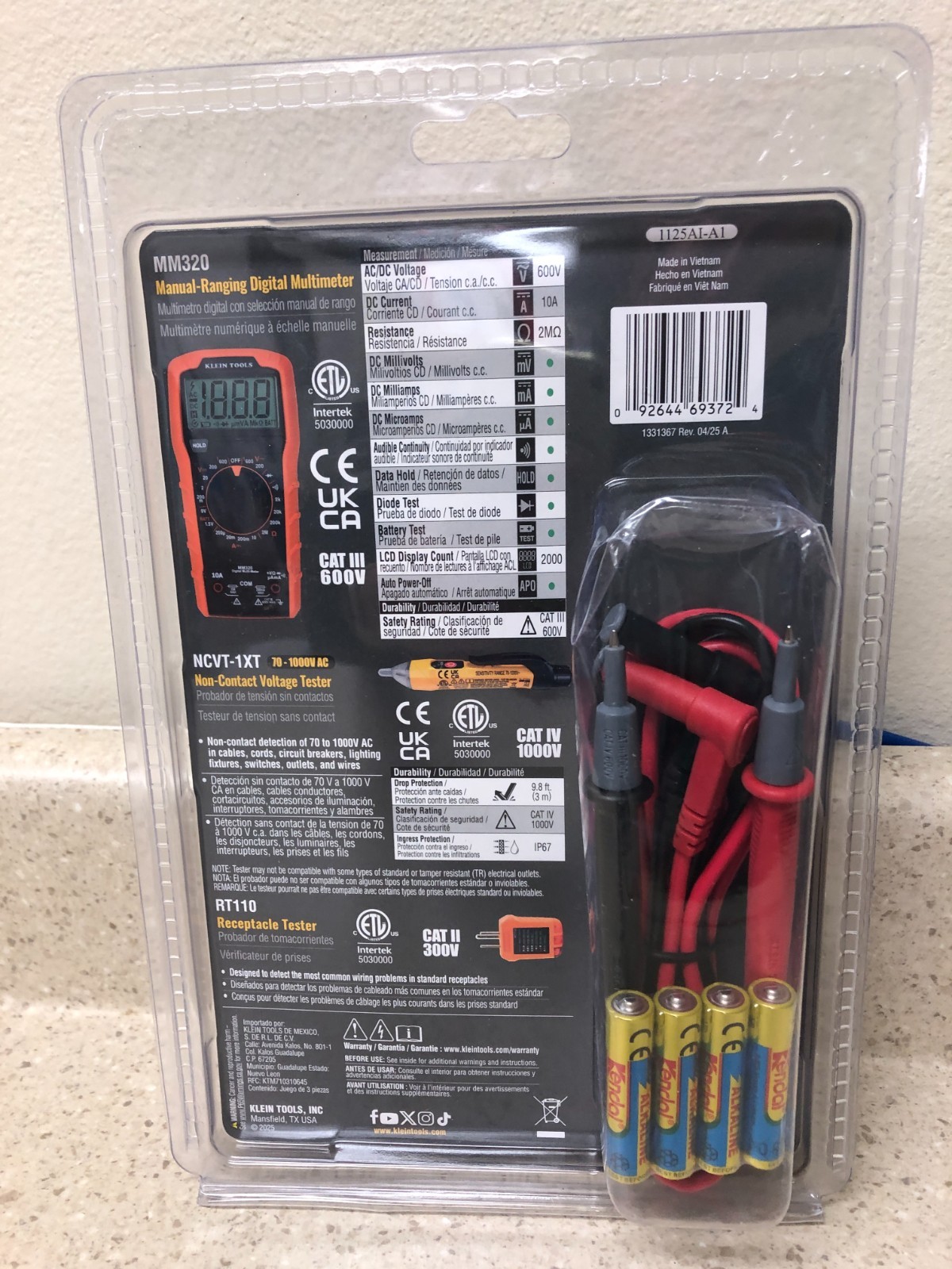 Klein Tools Electrical Tester Set