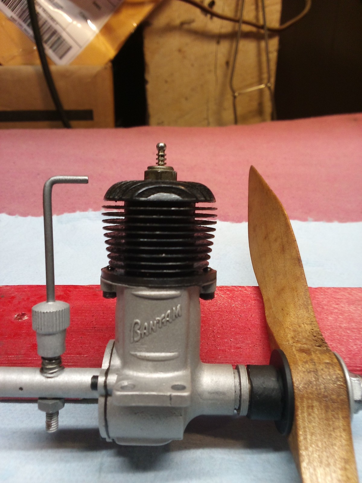 Vintage Bantam Model Airplane Engine From The 40's