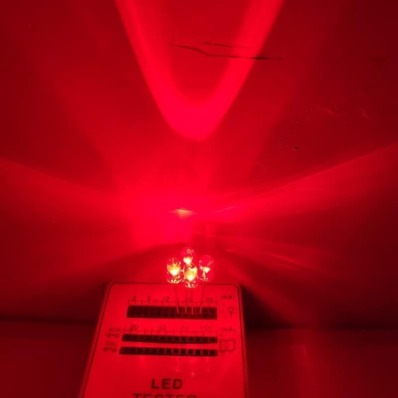 100PCS 5mm Red Flickering LED Candle Light Diodes