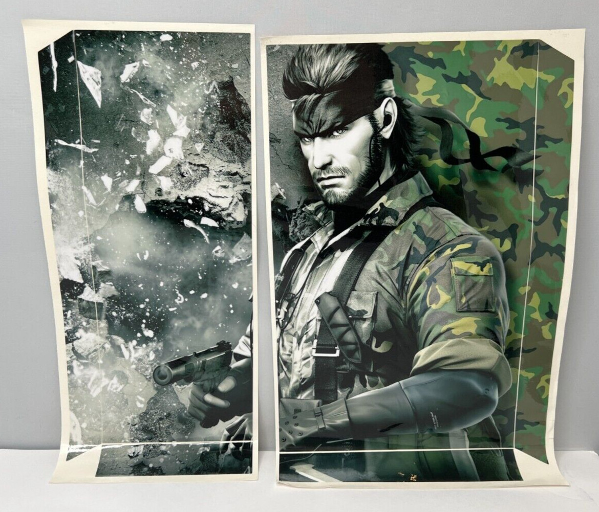 DIY Skin Stickers Decals PS4 Console & Controller Vinyl Cover Metal Gear Solid