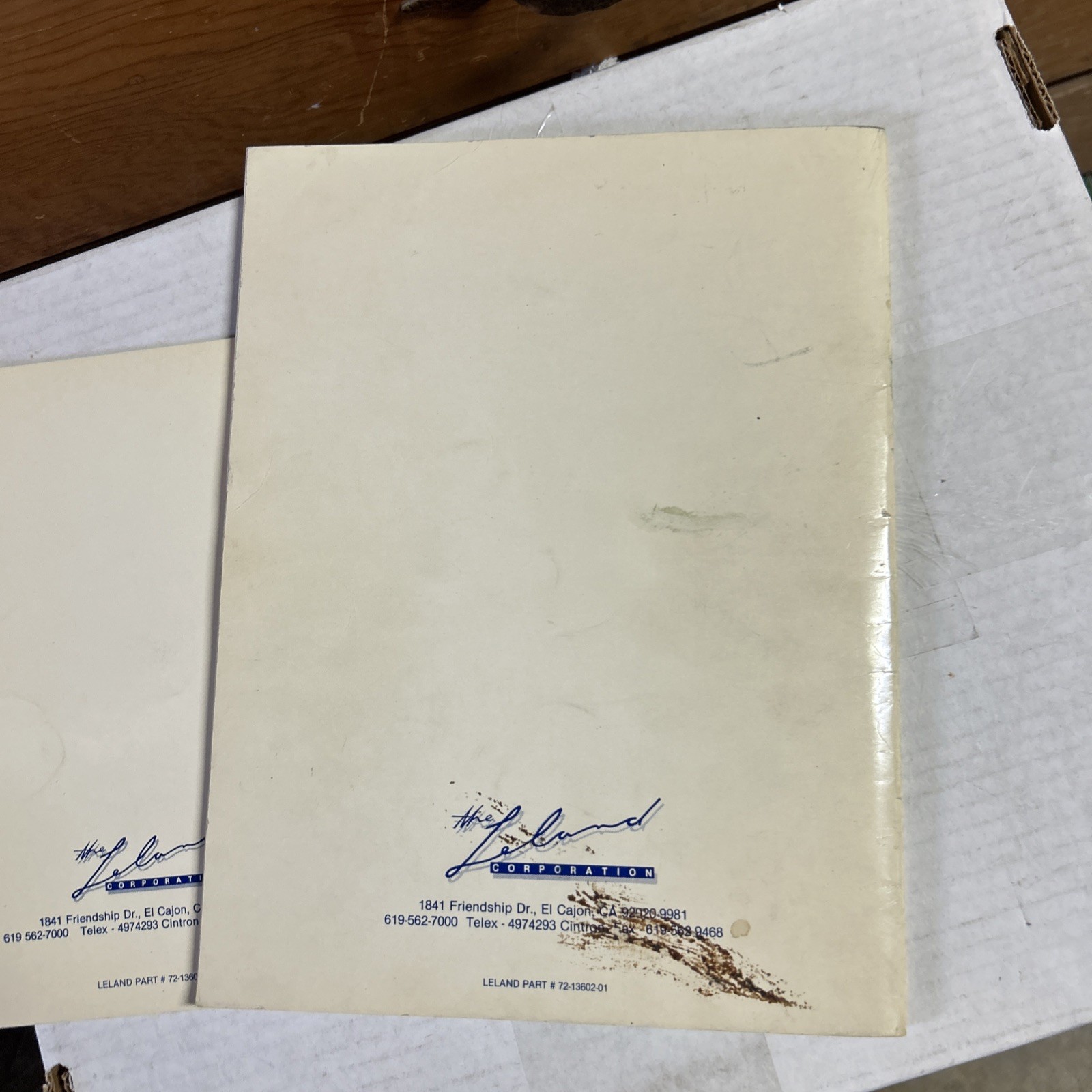 Original quarterback leland Set With Schematics arcade video game manual