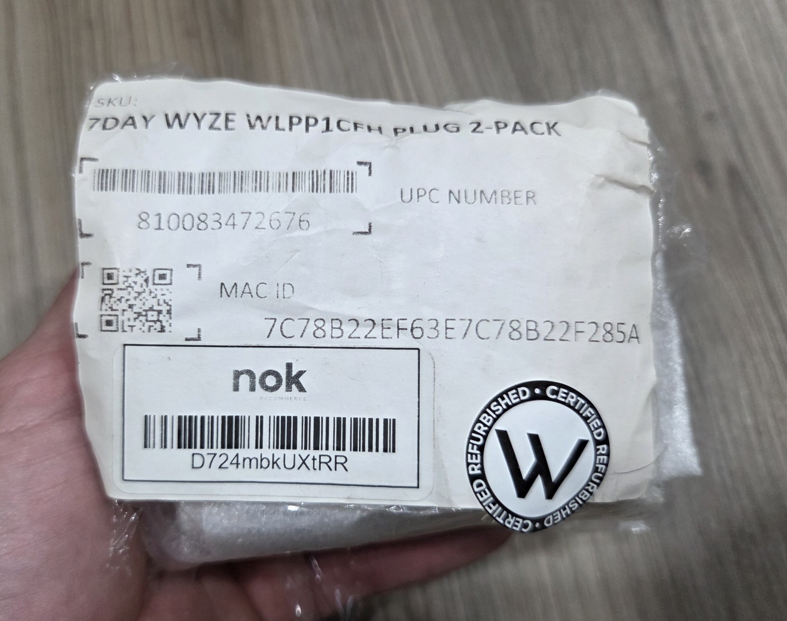 New Wyze Plug Security System WLPP1CFH 2 Pack