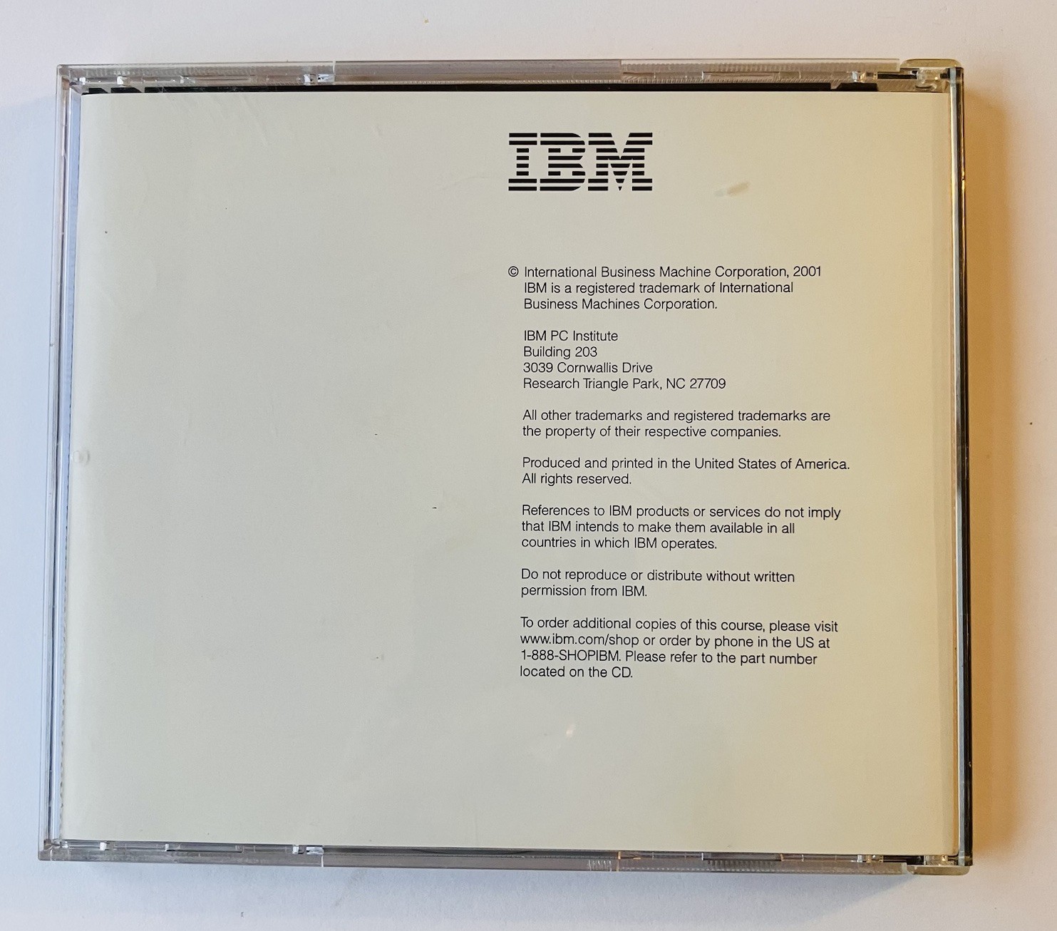 IBM PC Institute Training Solution CD Set PC Basics Architecture