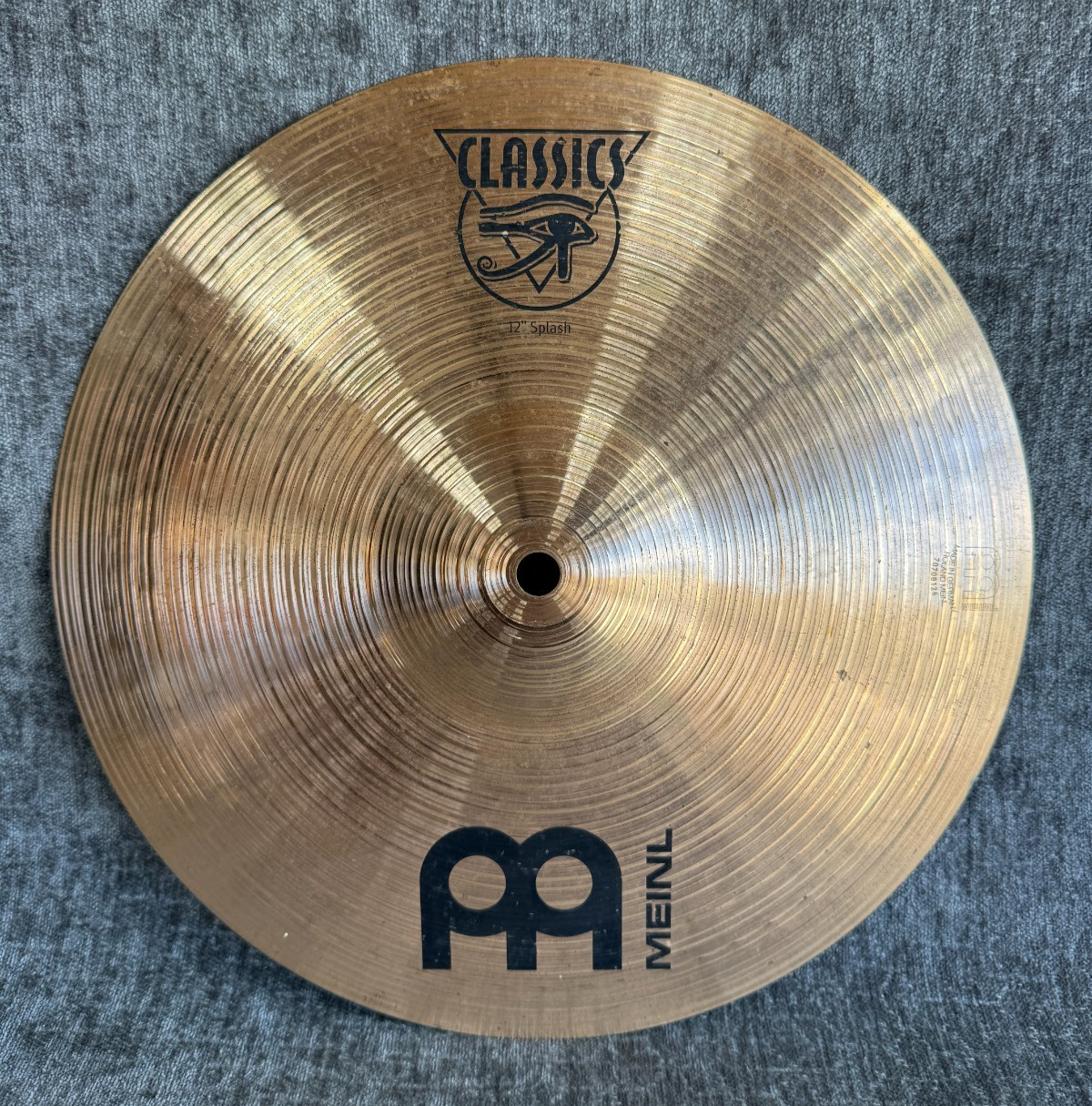 Meinl Classics 12" Splash Cymbal Eye of Horus Logo Made in Germany