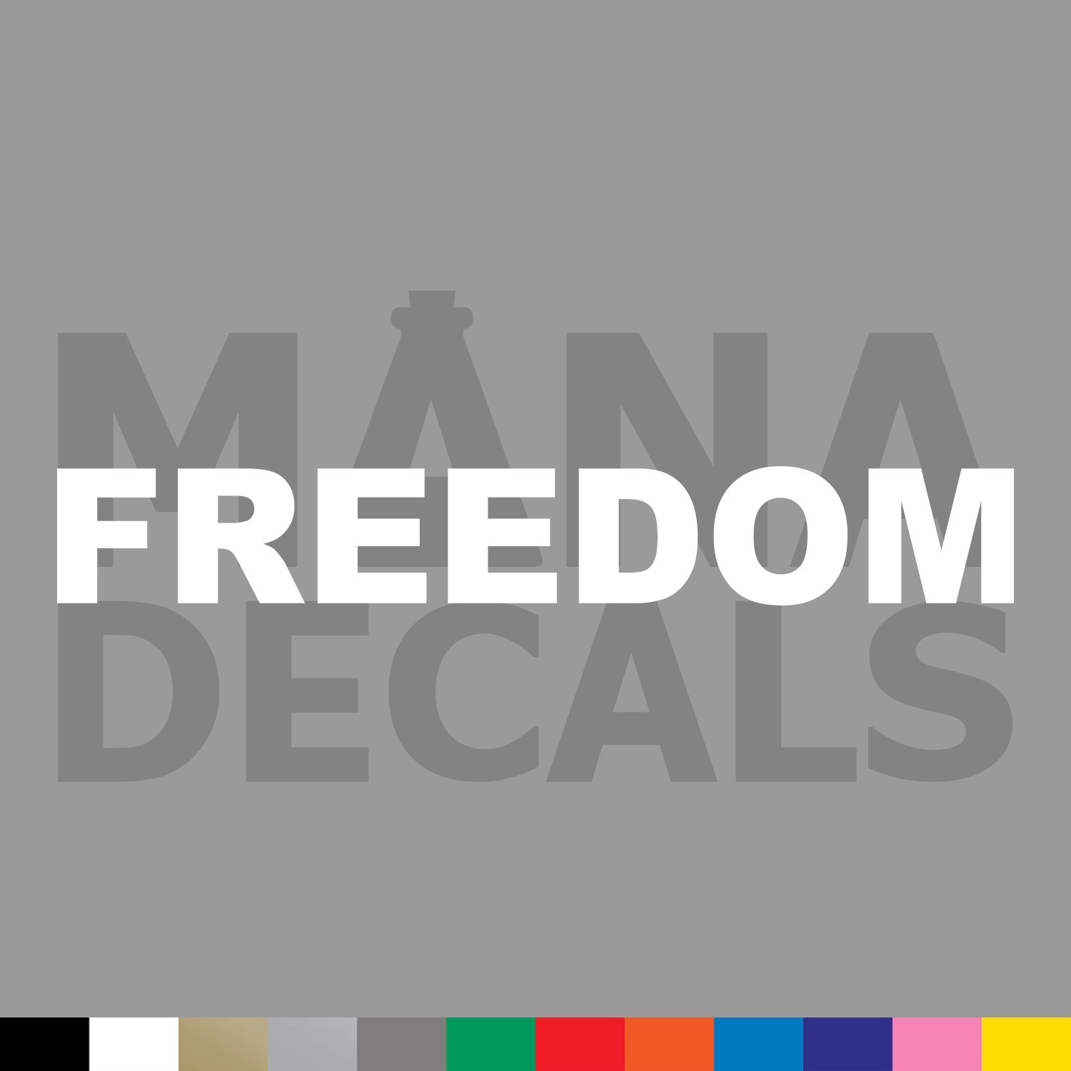 FREEDOM Vinyl Die Cut Decal Sticker - Liberty Patriot USA