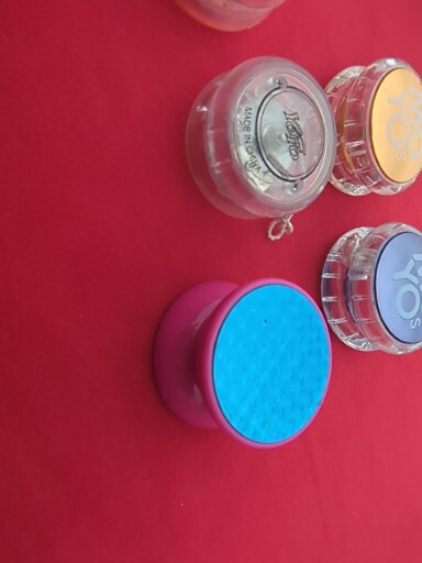 5 Vintage Yo-yos Retro 1990's MO YO & More Orange Pink Blue w/ String