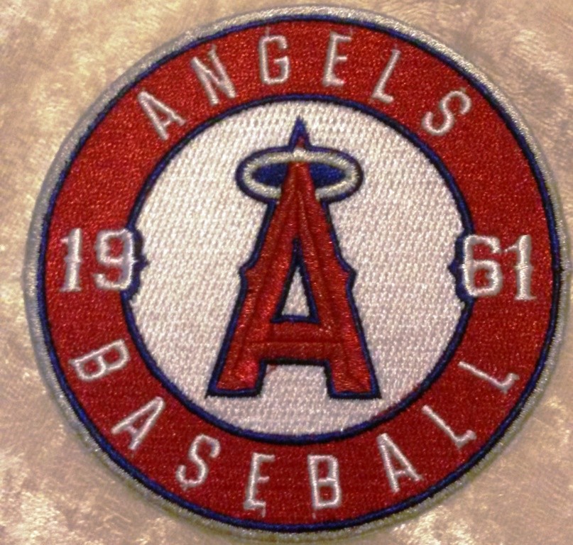 LA Anaheim Angels Baseball 3.5" Iron On Embroidered Patch ~ Free Tracking!
