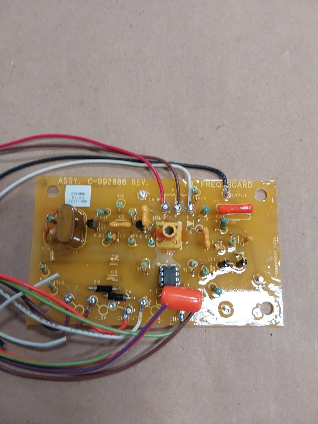 Ass'y C-992886 High Frequence Circuit Board.