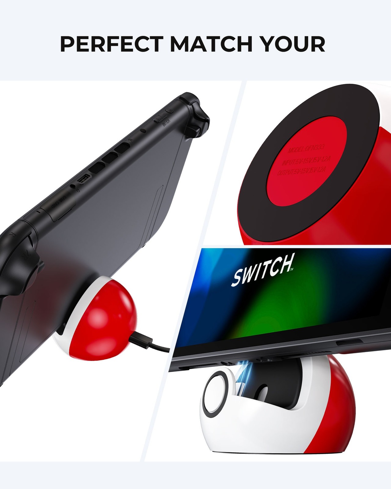 2025 Charging Charger Dock Stand Console Docking Station For Nintendo Switch 2