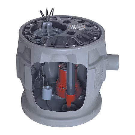 Liberty Pumps P382le71 Simplex Sewage System, 0.75 Hp, 115V Ac