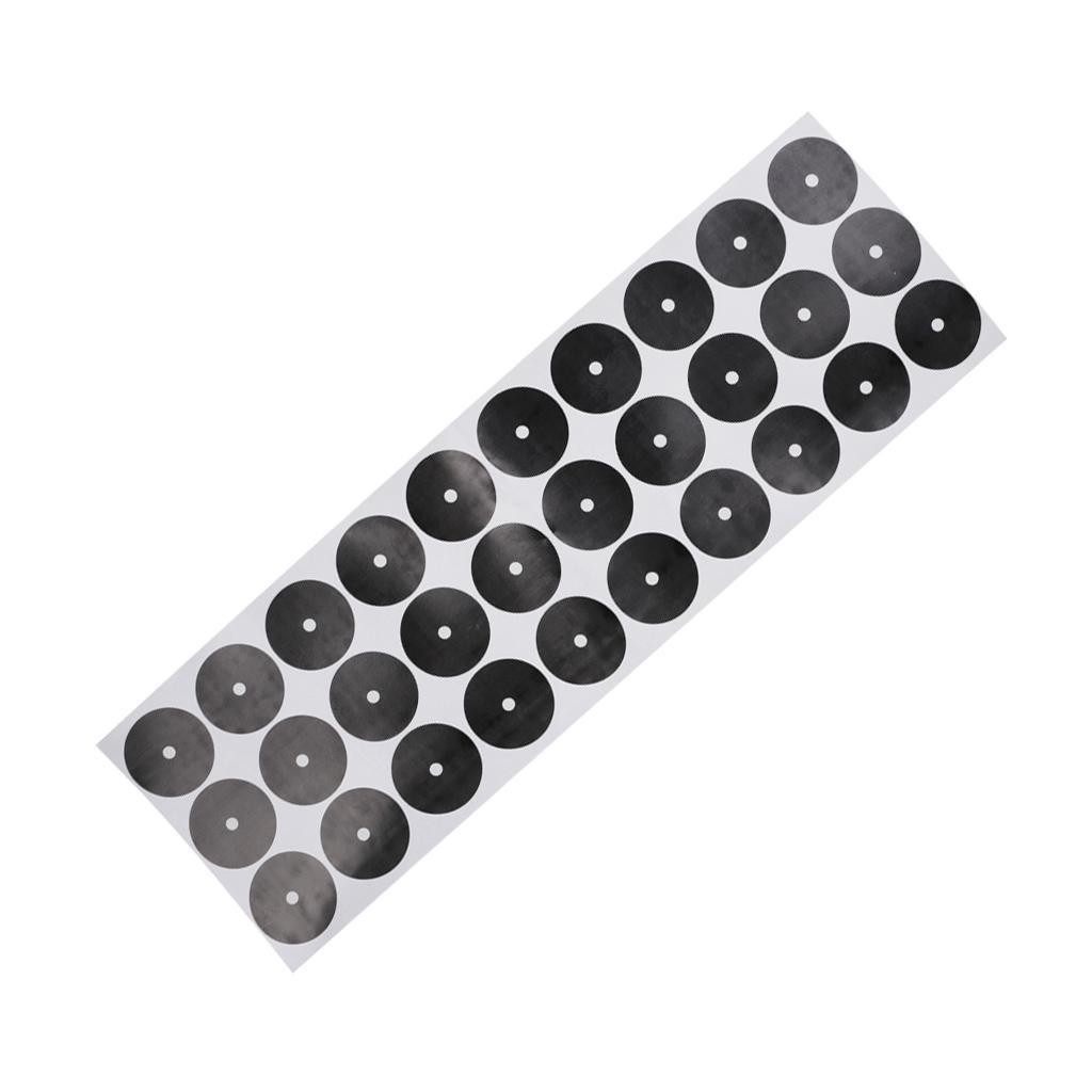 Sheet of 30 Pool Spots OF 30mm/1.2 inch Diameter