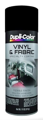 Dupli-Color HVP104 Vinyl and Fabric Coating Spray Paint - Gloss Black - 11 oz...