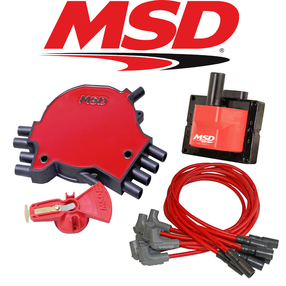 MSD Ignition Tuneup Kit - 1996-97 Camaro/Firebird 5.7L LT1 Cap/Rotor/Coil/Wires