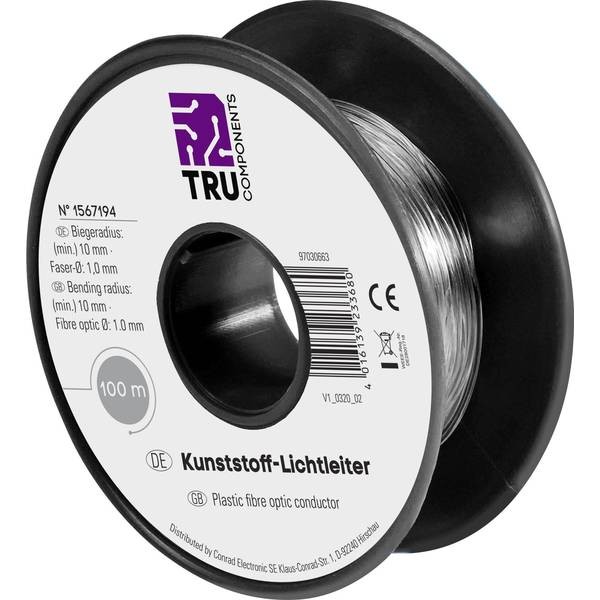 TRU COMPONENTS 1567194 100m Simplex POF Cable