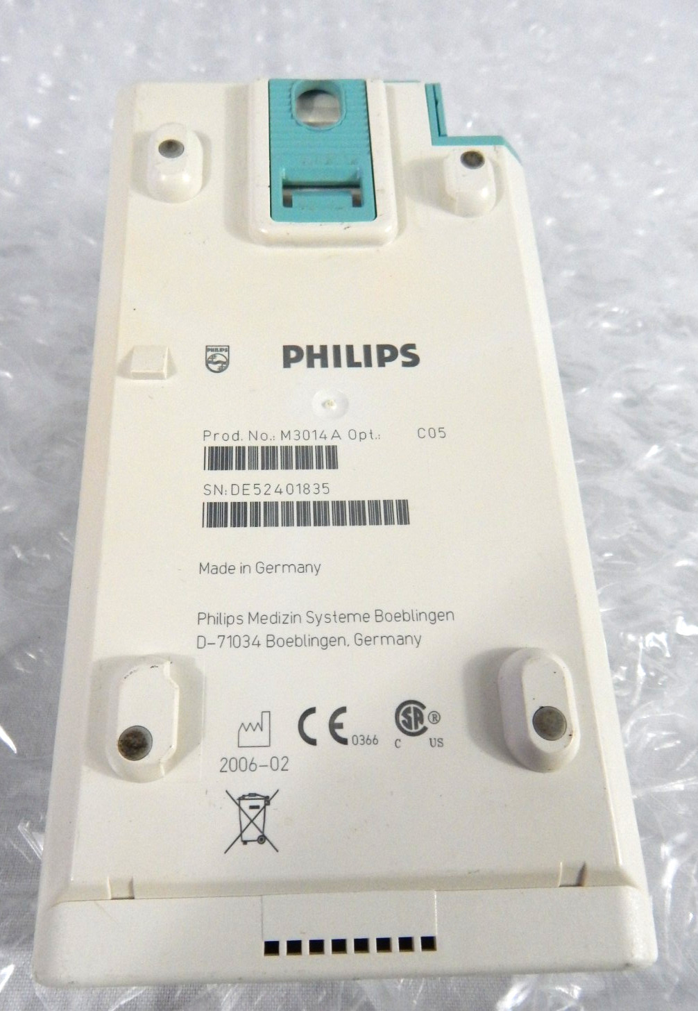 PHILIPS M3014A CO2 EXTENSION MODULE W/OPT C05 S/N 1835