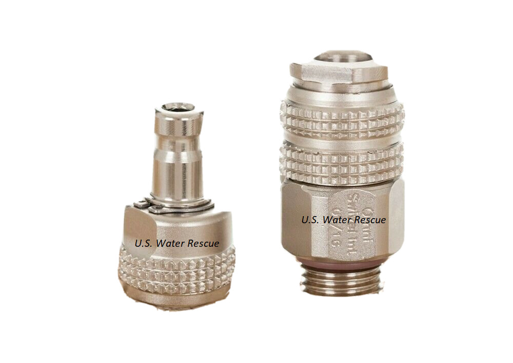 OmniSwivel Quick Disconnect Set: Streamline & 2nd Stage Regulator - QD-YF-S