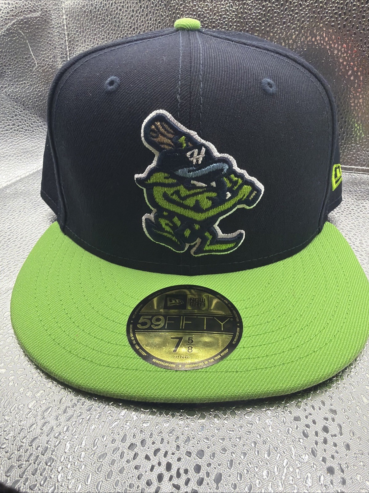 Hartford River Hogs Hat Cap Fitted 7 5/8 Mens Black Authentic Era 59 Fifty
