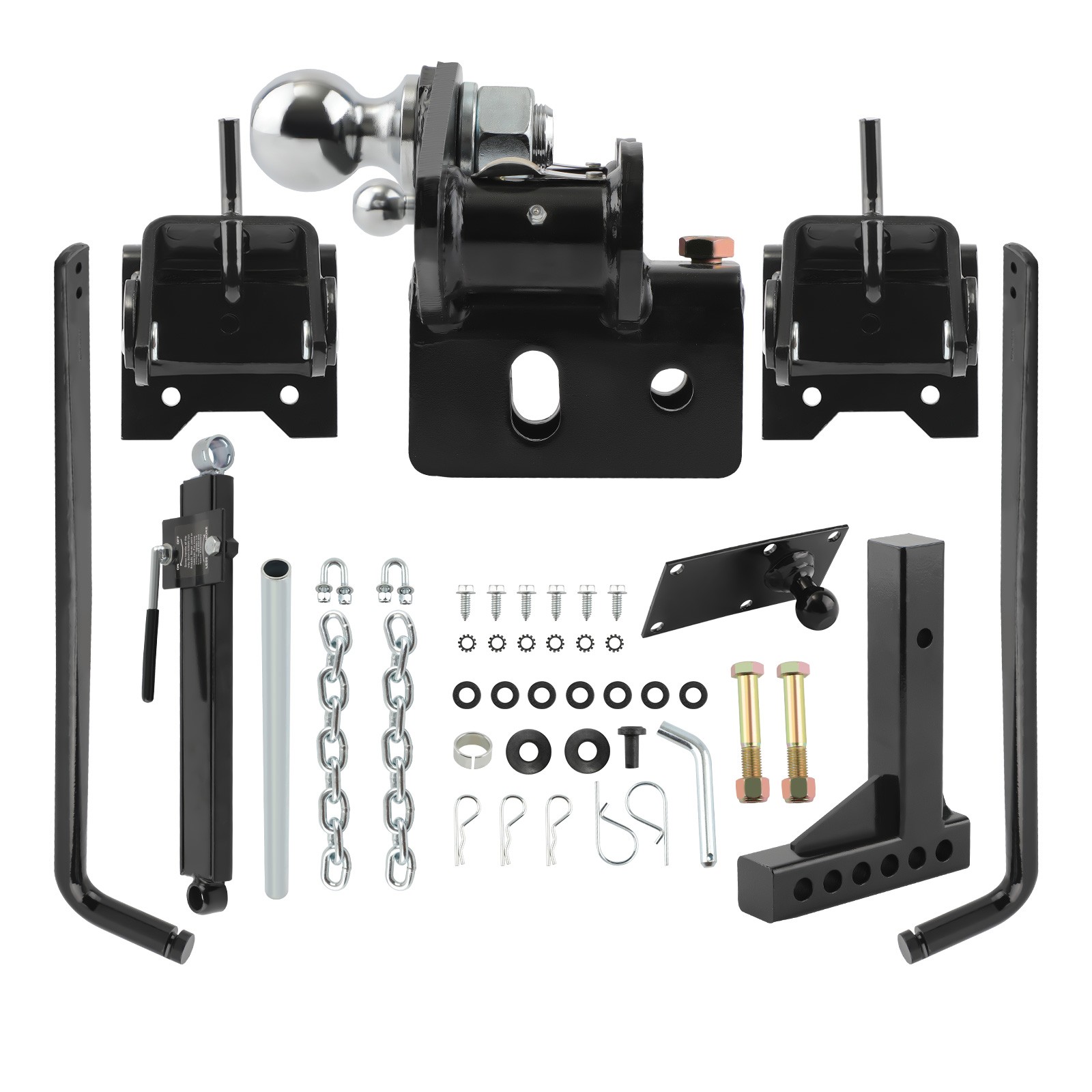 Weight Distribution Equalizer Bar 2" Up to 10000lb w/ Sway control For Class III