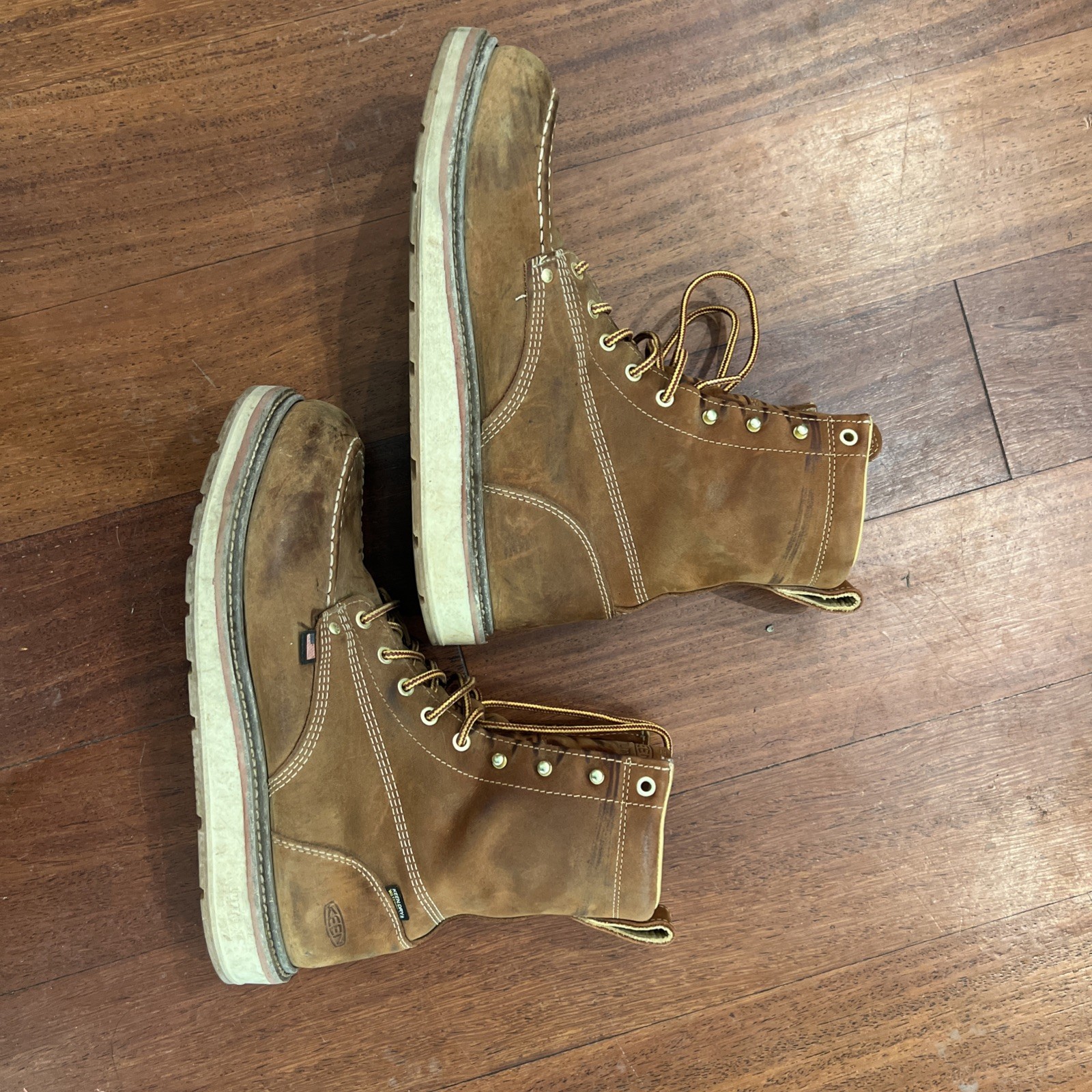 Keen Liberty 8” Waterproof Boot (Soft Toe) Mens 11.5EE Brown/Birch