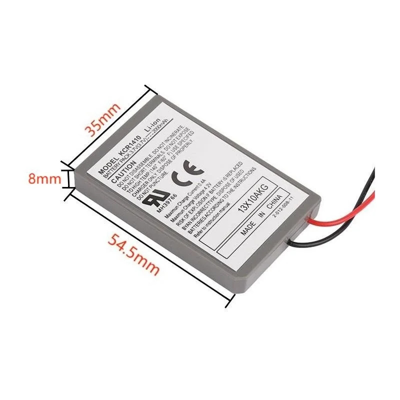 KCR1410 2000mAh Rechargeable Battery Pack for PS4 Wireless DualShock Controller