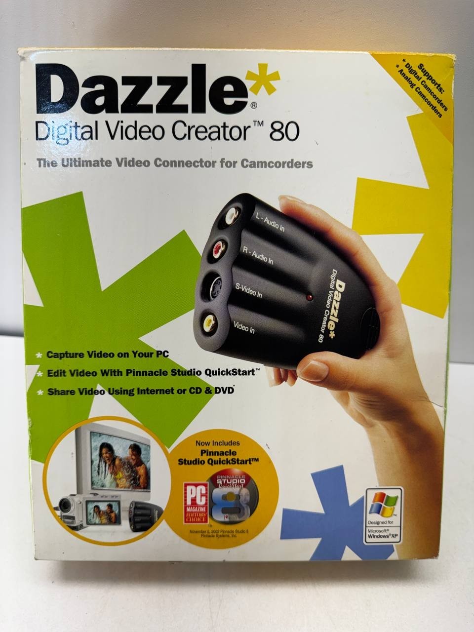 Pinnacle Dazzle Digital Video Creator 80 DVC-80 Capture Device CIB Boxed